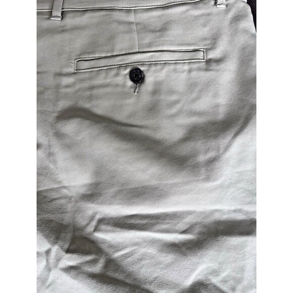 Alfani Men's Chino Tech Shorts Twill 9" Stretch Moisture Wicking Khaki Beige 40 - Picture 8 of 8